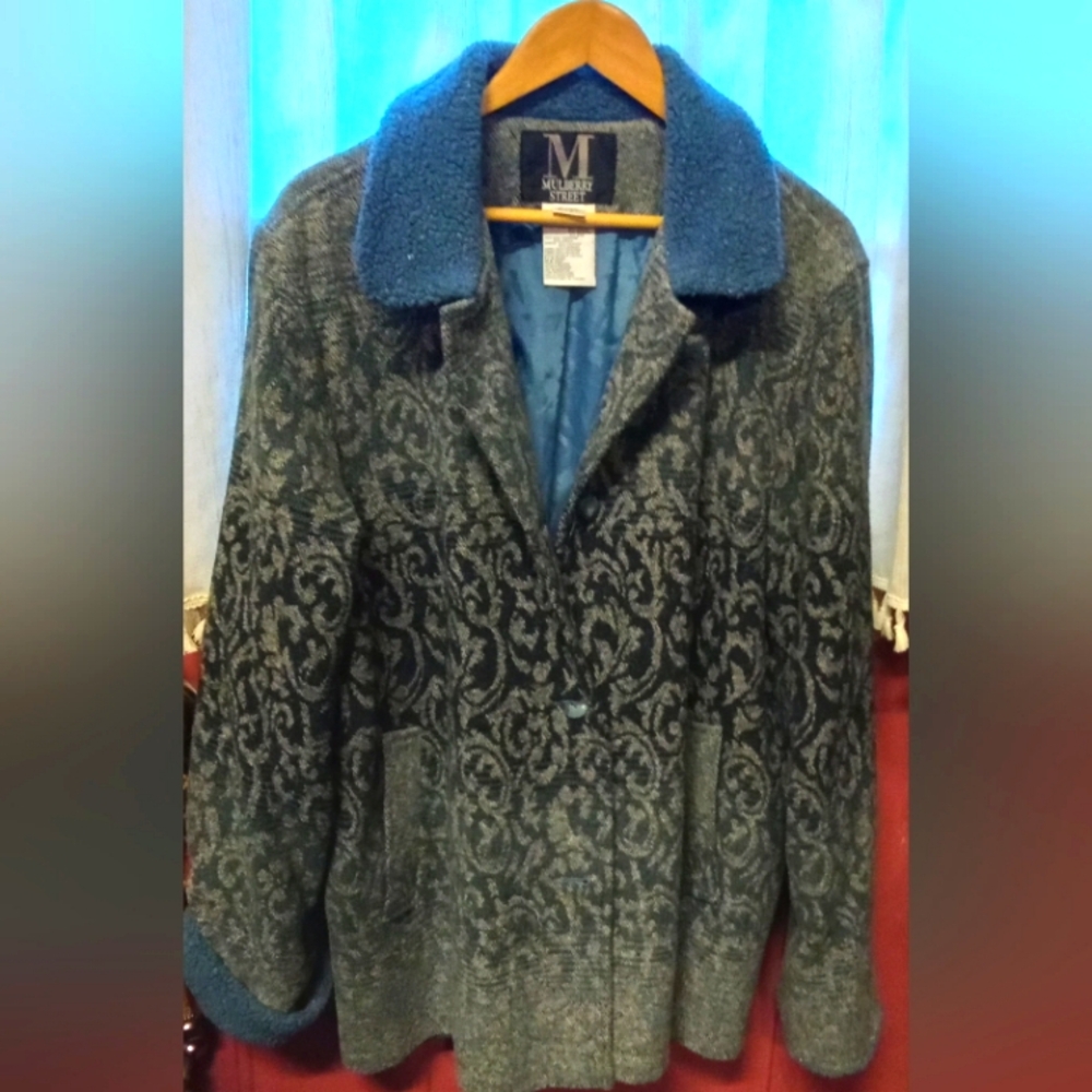 Mulberry Street Blue winter coat